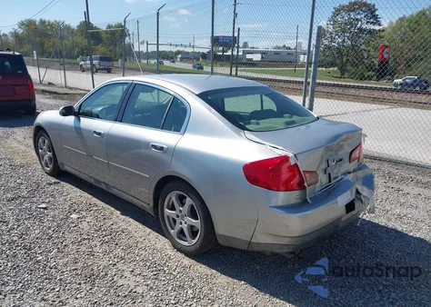 2003 Infiniti G35 Luxury z USA, uszkodzony, nr VIN JNKCV51EX3M013162